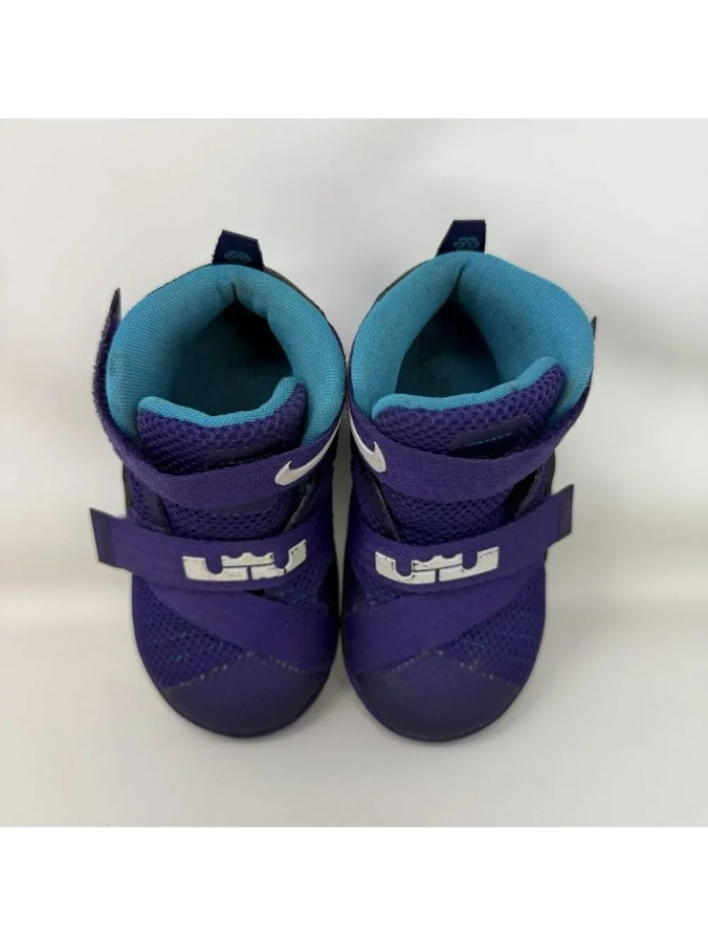 Nike LeBron Soldier 9 Shoes Purple Black Toddler Size 7C